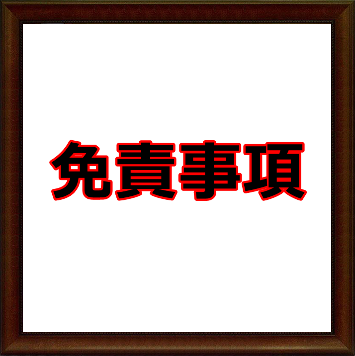 免責事項